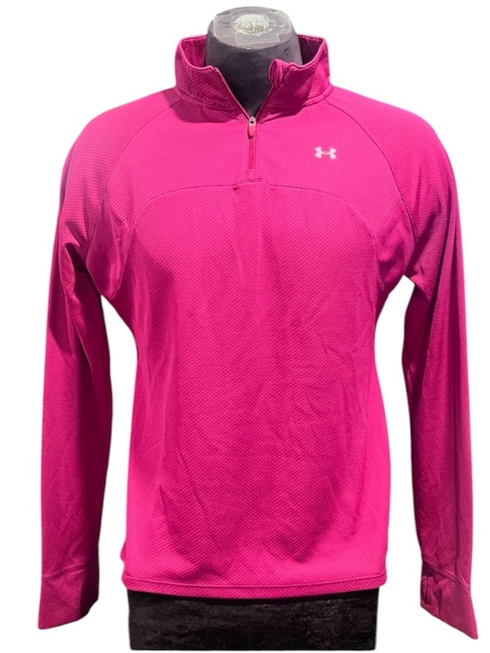 Tops - Under Armor All Season Gear Semi-Fitted Women's XL Pink 1/4 Zip Pullover Run